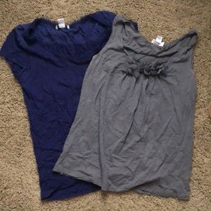 Two tops from Loft